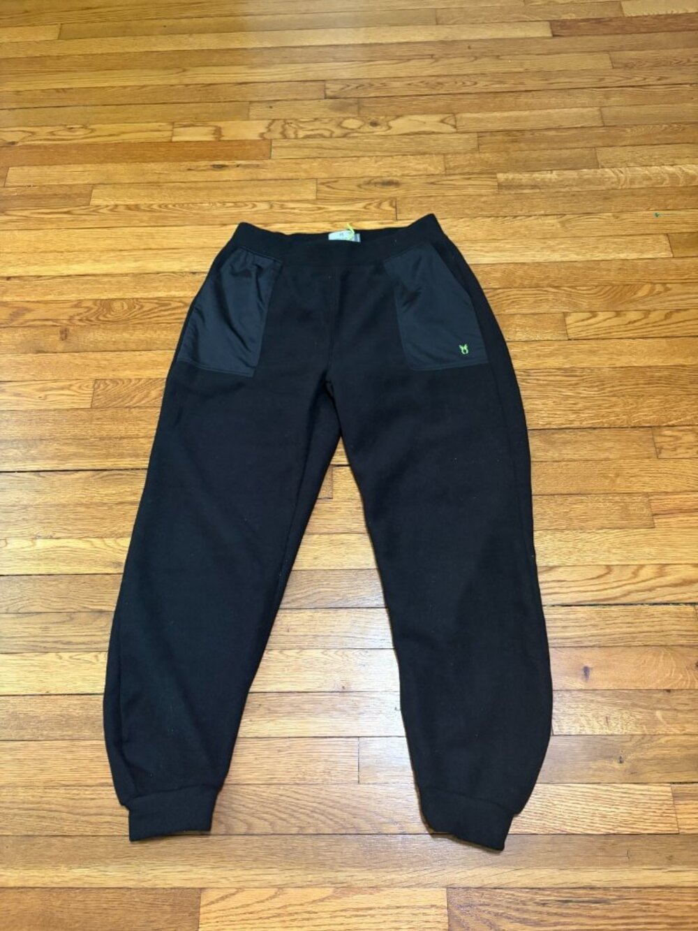Dudley Stephens Womens Squall Sweatpants Size Large Black Tapered Joggers NWT